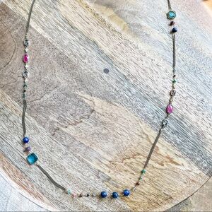Nakamol long gemstone necklace.